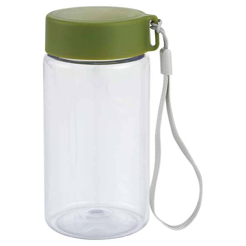 飲み口の大きなクリアボトル420ml