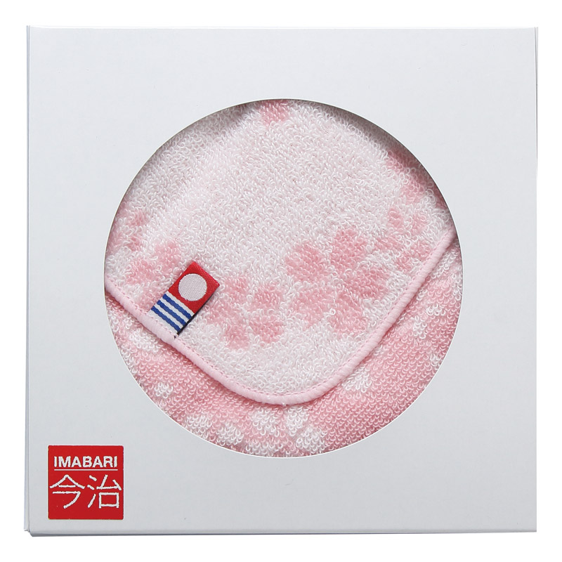 今治ミニハンカチ（桜柄）