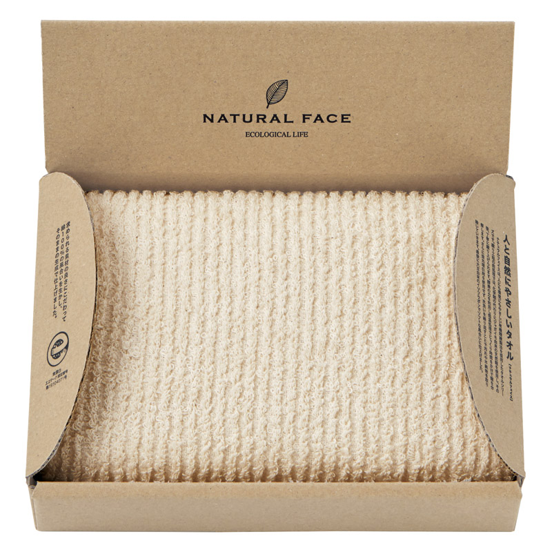 ナチュラルフェイス フェイスタオル