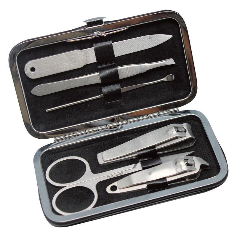 高級ステンレス製ネイルケアセット6P