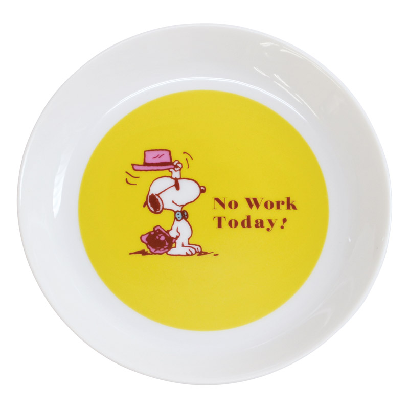 スヌーピー NOWORK パンプレート