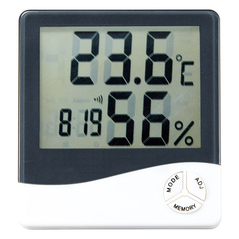 パット スクエアデジタル温湿度計