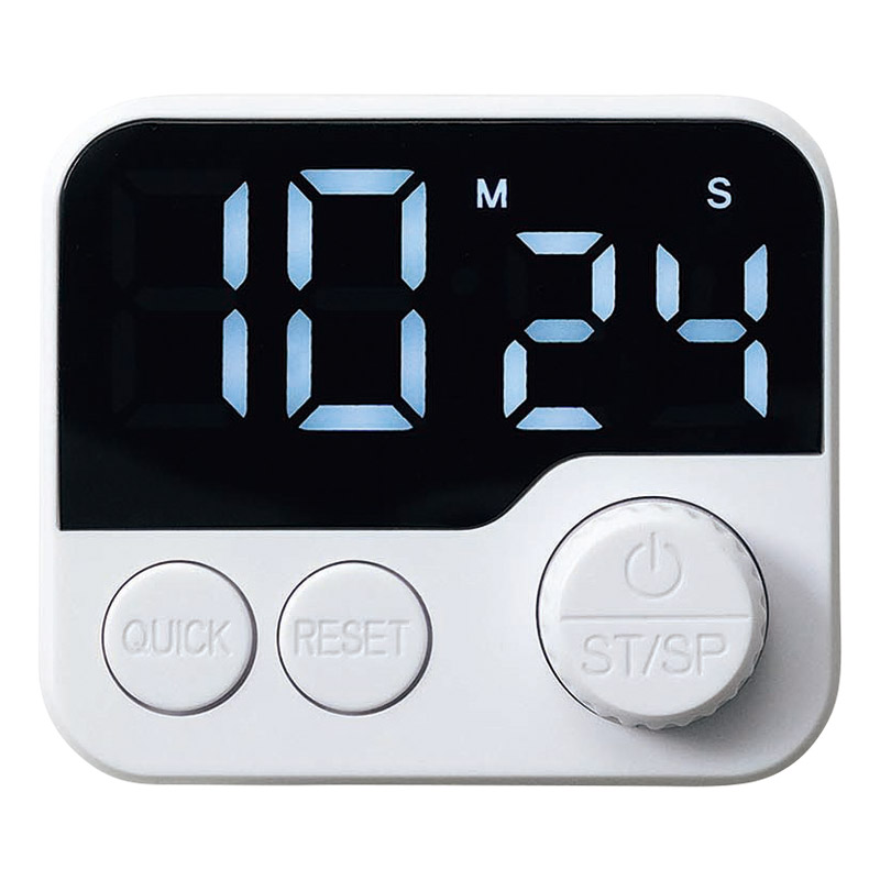 はっきり見えるLEDキッチンタイマー