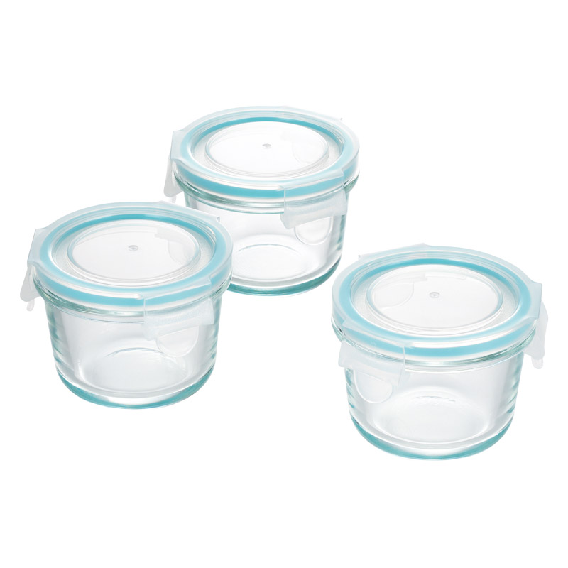耐熱ガラス保存容器ミニ3pcs