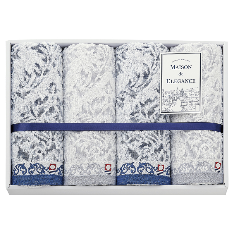 メゾン ド エレガンス フェイスタオル4P