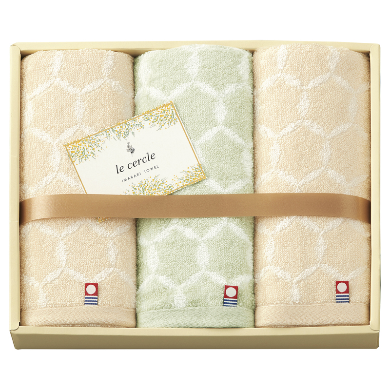 le cercle フェイスタオル3P