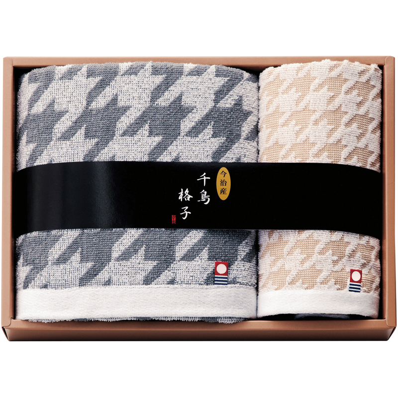 今治タオルブランド 千鳥格子 タオルセット