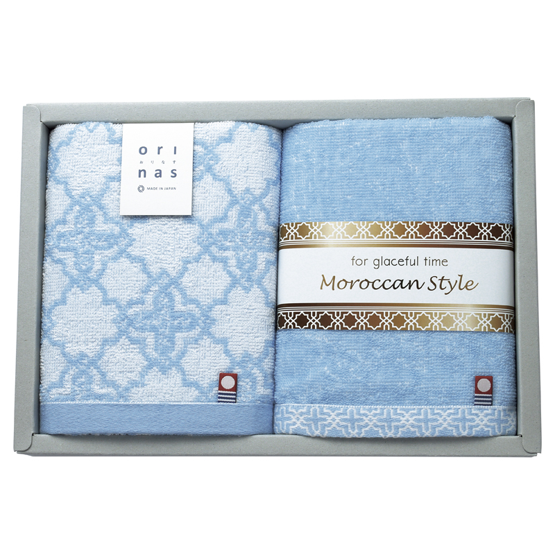 モロッカンスタイルⅡ フェイスタオル2P