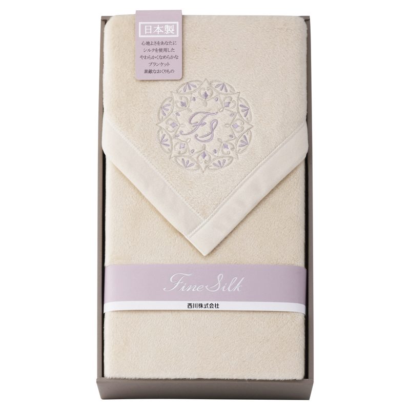 nishikawa シルクコットンリバーシブル毛布(毛羽部分)