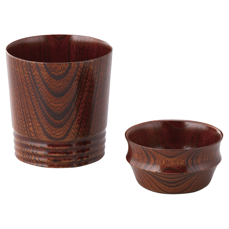 山中塗 欅の酒器揃え 伝承