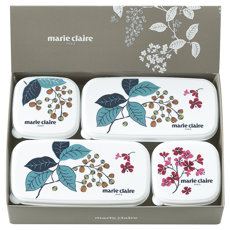 マリ・クレール シール容器4Pc