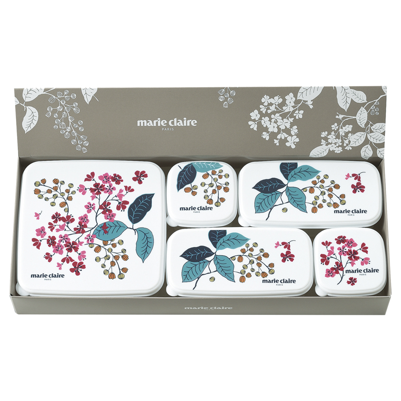 マリ・クレール シール容器5pc