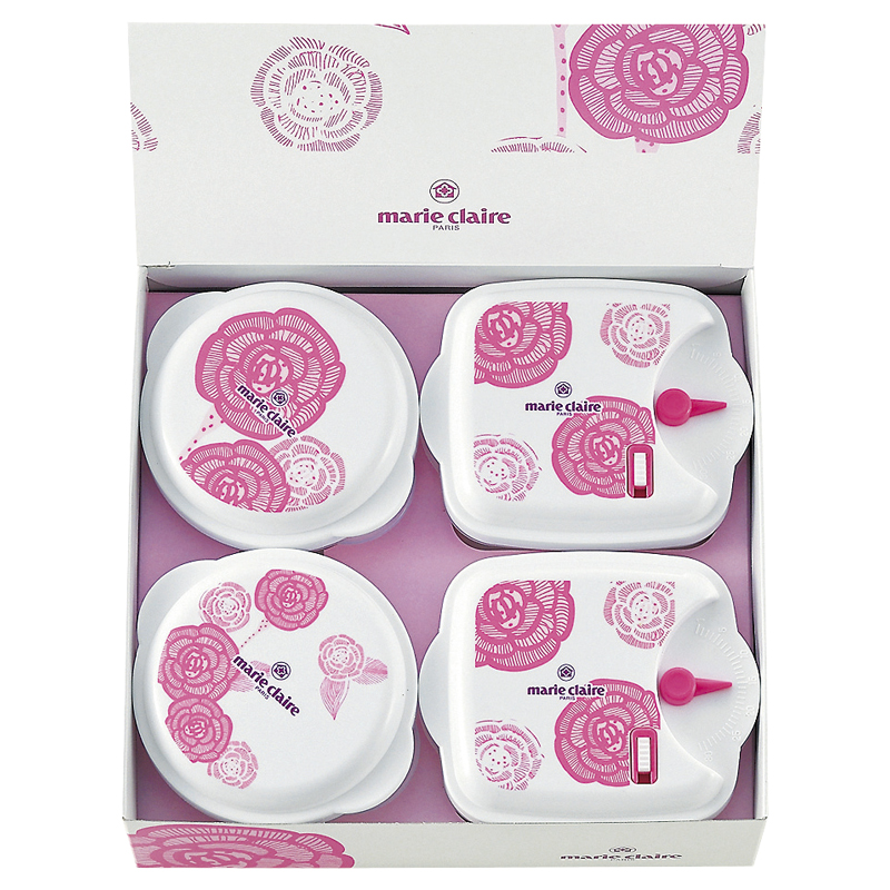 マリ・クレール 電子レンジ容器4Pc