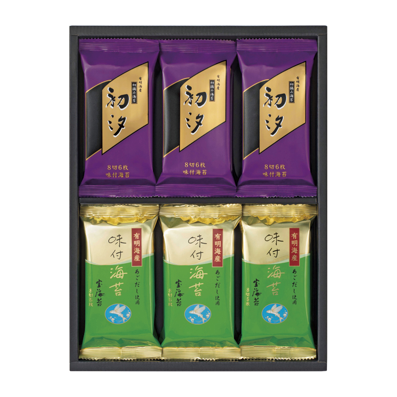 宝海苔 初汐味付海苔・あごだし味付海苔 食べ比べ詰合せ