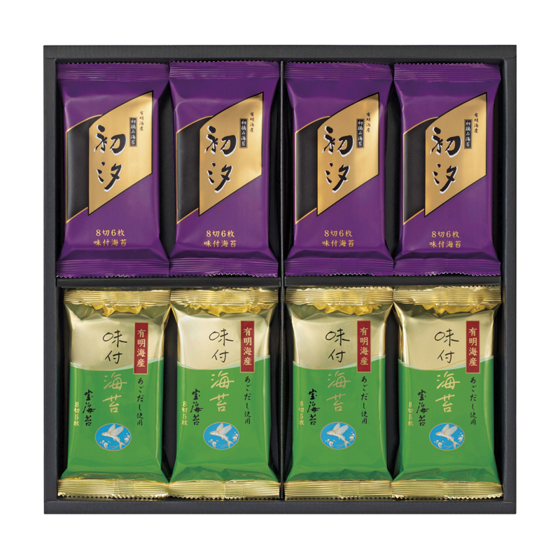 宝海苔 初汐味付海苔・あごだし味付海苔 食べ比べ詰合せ