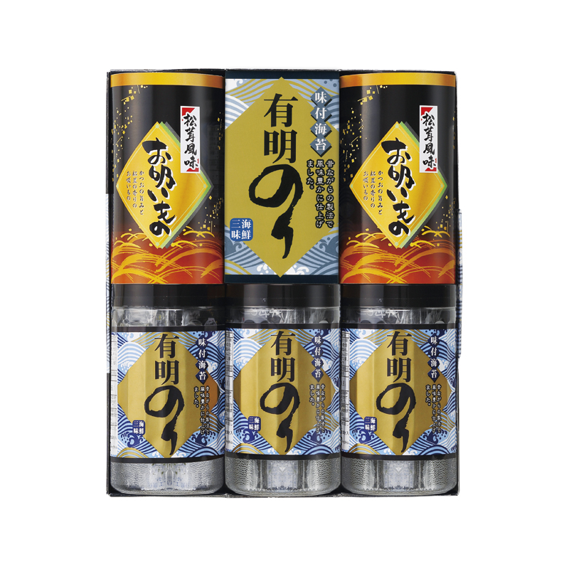 有明のり・永谷園松茸風味お吸い物詰合せ