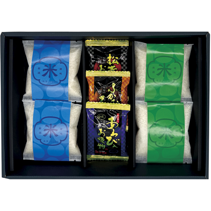 初代田蔵 新潟米食べくらべお吸物ギフトセット
