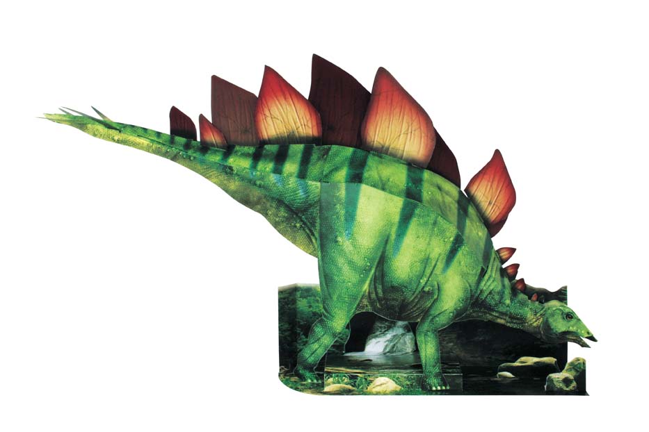 ペーパークラフト ステゴサウルス ノベルティグッズ・販促品なら販促KING 名入れも承ります！